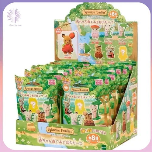 Sylvanian Families 애니메이션 피규어 매직 원피스 업 케이크 블라인드 백, Ternurines Sylvanian Families, 애니메이션 블라인드 백, 1PC, 16PCs 