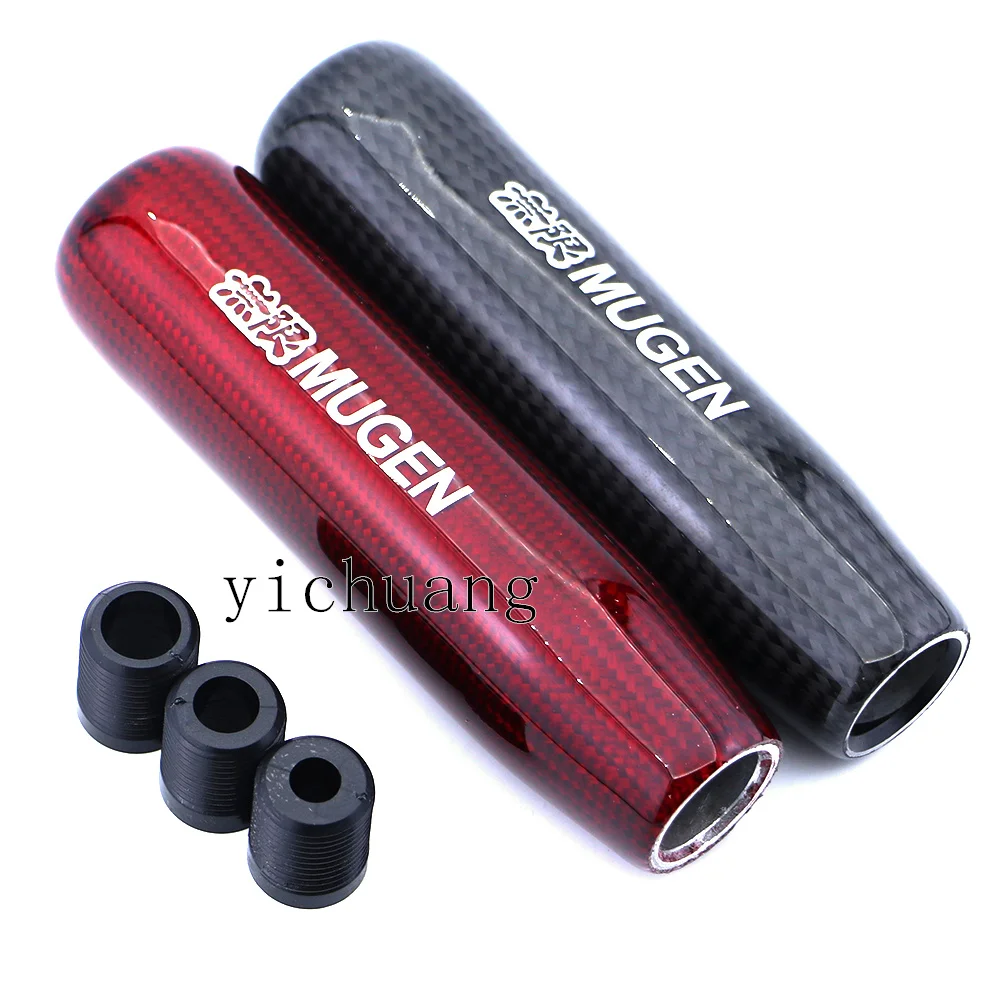 13cm Mugen Carbon Fiber MT Gear Shift Knob Universal For Honda Fit Civic FD2 FN2 EP3 TYPE R DC2 DC5 AP1 AP2 S2000 F20C