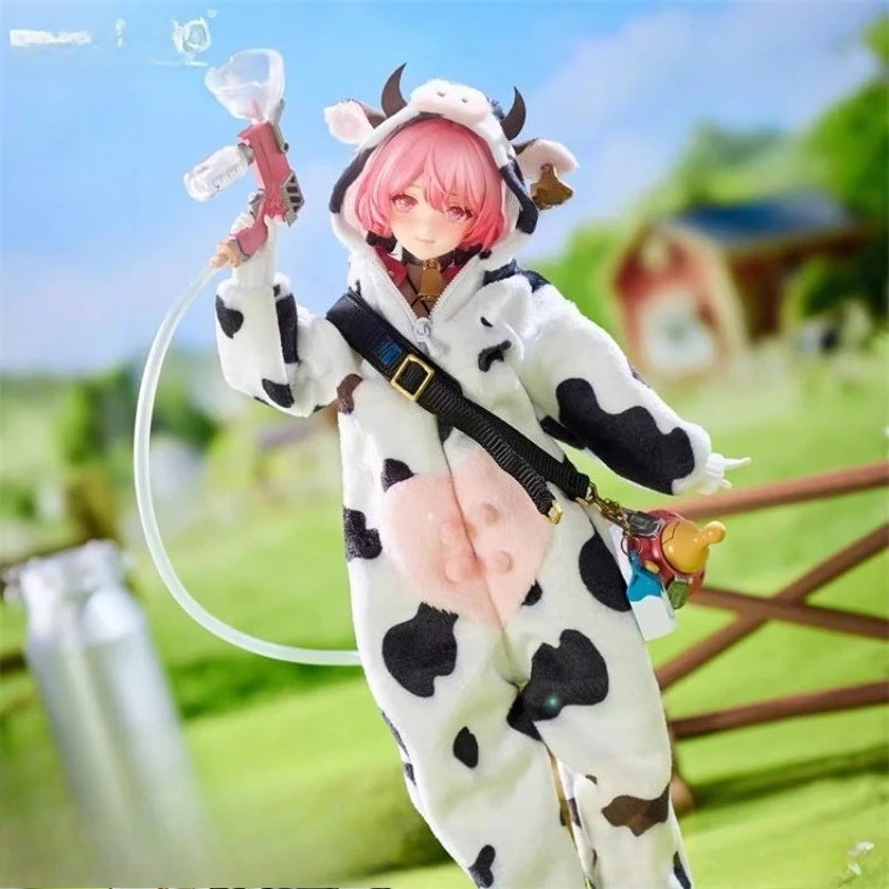 

Presale BearPanda × Eiifox Cow Pattern "MOMO" Girl 1/8 Scale Articulated Action Figures Gift Collection Toy Accessories