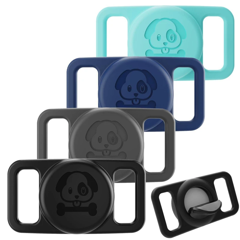 New Style Silicone Protective Cover For Apple AirTag Pet Locator/tracker, Which Is Waterproof And Anti-loss