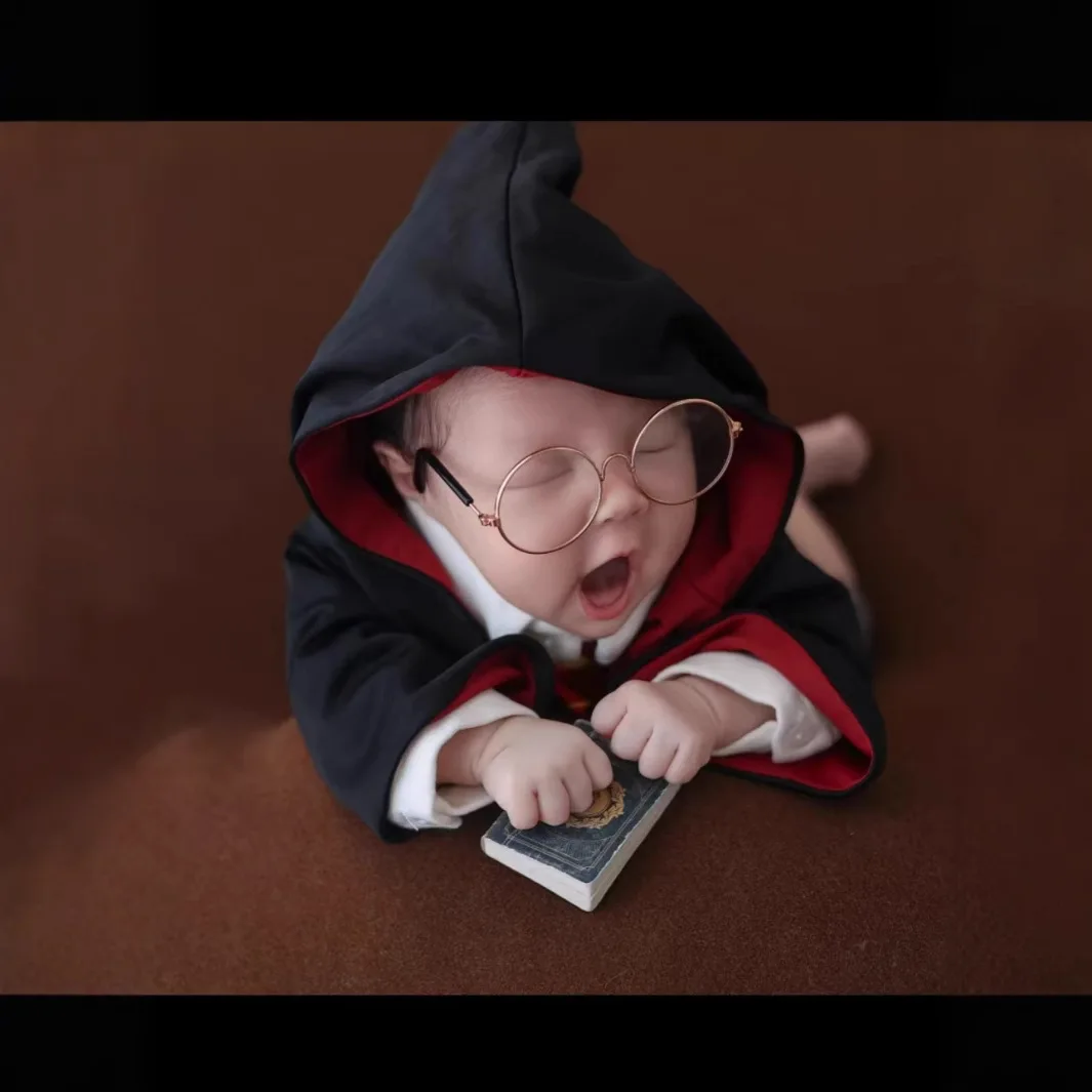 Rekwizyty do fotografii noworodkowej Strój Romper dla niemowląt Body Magiczna peleryna Płaszcz Okłady Strzelanie Rekwizyty fotograficzne dla dzieci Akcesoria odzieżowe