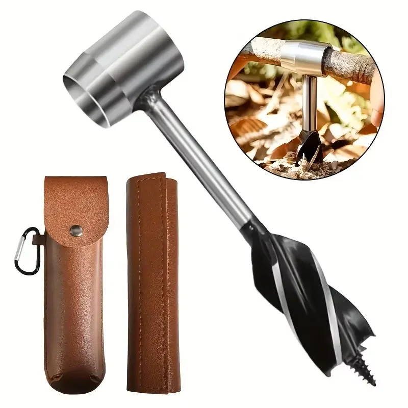 

Outdoor Carpenter Drill Bits for Camping Survival Tools Drilling Holes Chopping Wood Accessories Four Blade Support Drill Bits