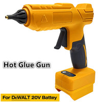 For DeWALT 20V Battery Electric Hot Glue Gun Cordless Melt Glue Gun 11mm Glue Stick Hot Melt Welding Air Gun Power Tools