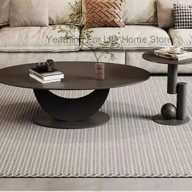 

Table Moving Industrial Space Saving Minimalist Coffee Italian Center Side Table Dinner Service Mesa Auxiliar Lounge Furniture