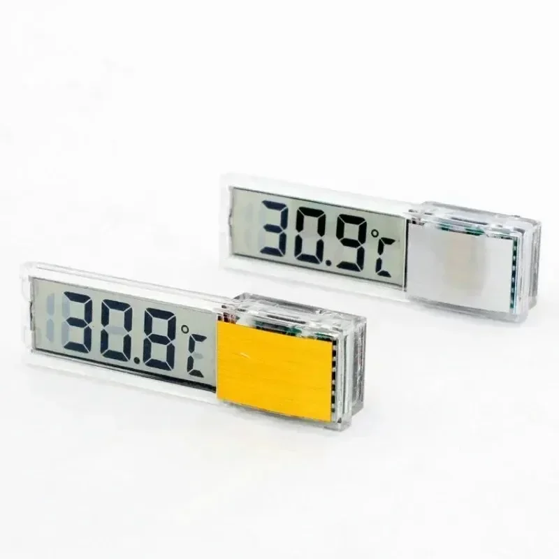 3D Fish Aquarium Thermometer Electronic LCD Digital Fish Tank Temperature Measurement Fish Tank Temp Meter Aquarium Accessories