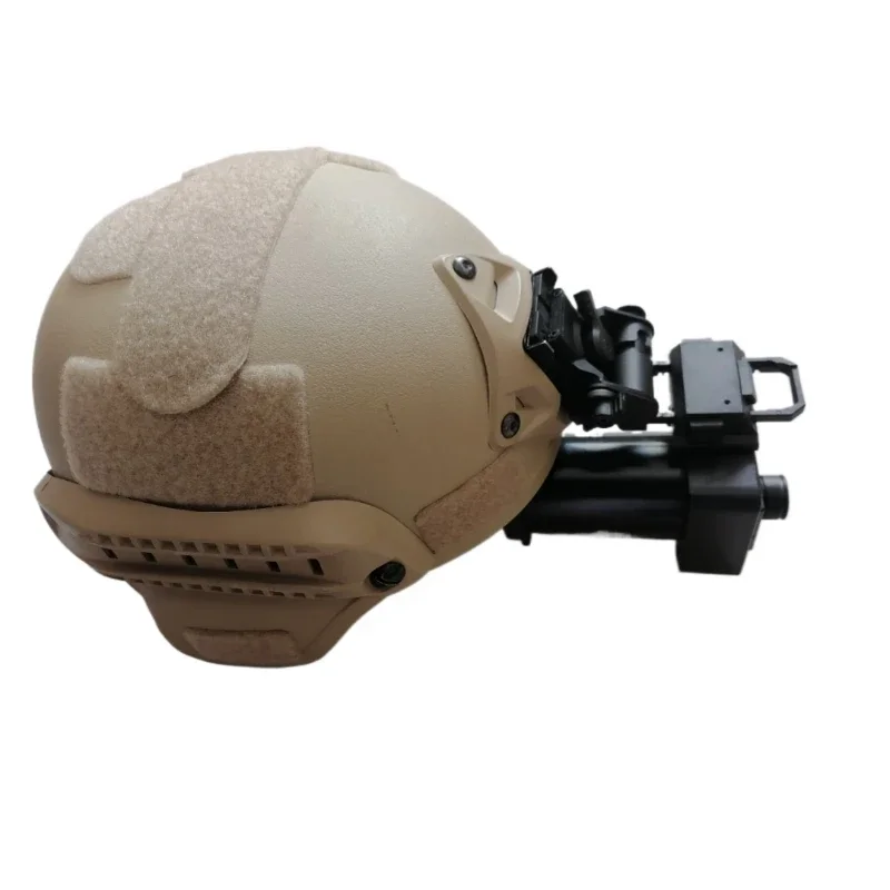 Tactical helmet thermal imaging, lightweight and comfortable, 384 resolution all black locking target, bring your own helmet