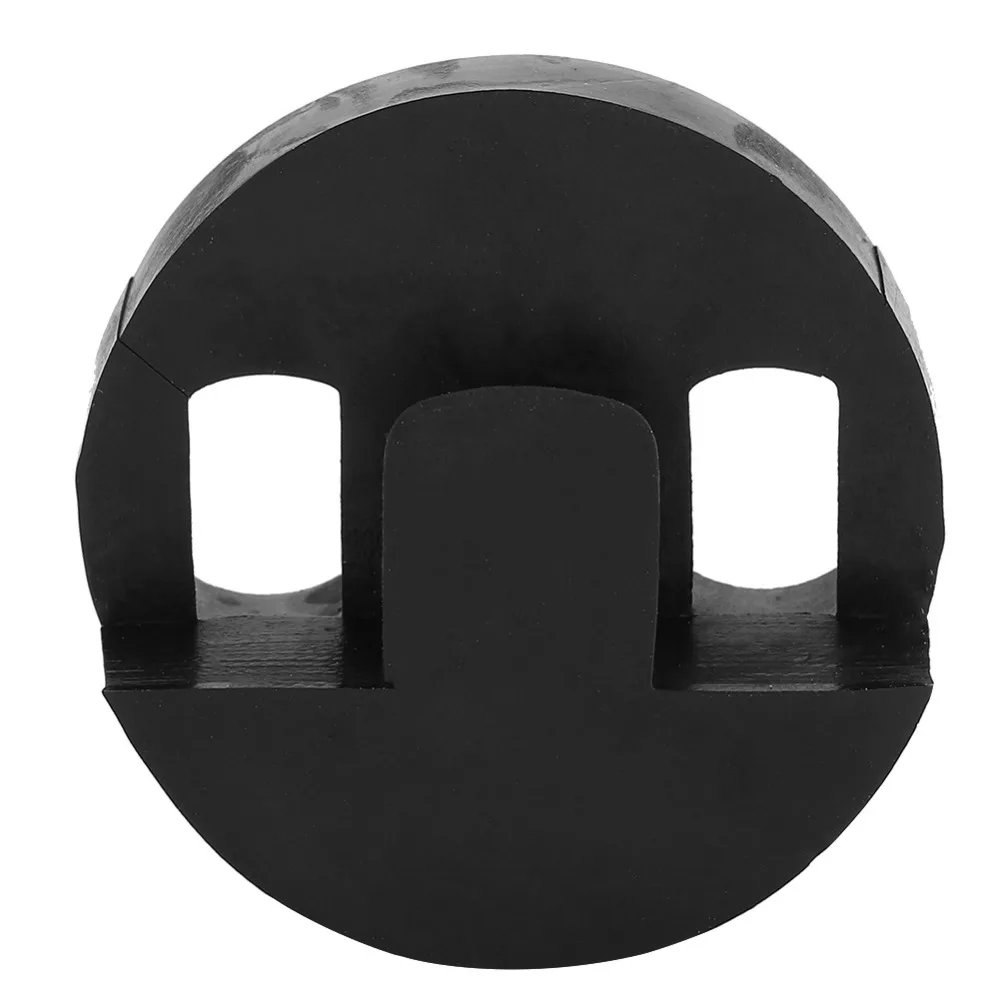Rubber Cello Practice Mute​ ​Circular Round ​Black ​Bass Practice Mute​ Quiet Practice​ ​String Instrument Mute