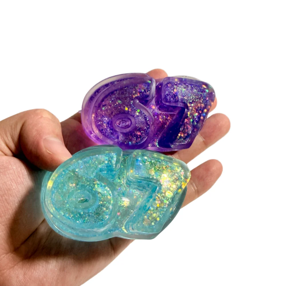 Stressabbau-Spielzeug Squishy Six Seven Maltose Fidget Toy – Heiße Internet-Trendwörter der Hit-67-Serie – Quetschspielzeug als Weihnachtsgeschenk