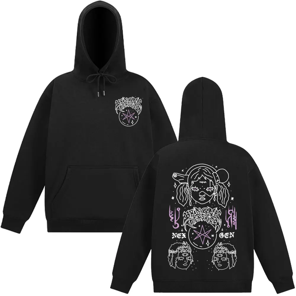 

BMTH BringMe TheHorizon Album Post Human Nex Gen Hoodie Heavy Metal Rock Band Fashion Casual Long-sleeved Loose Unisex Tracksuit