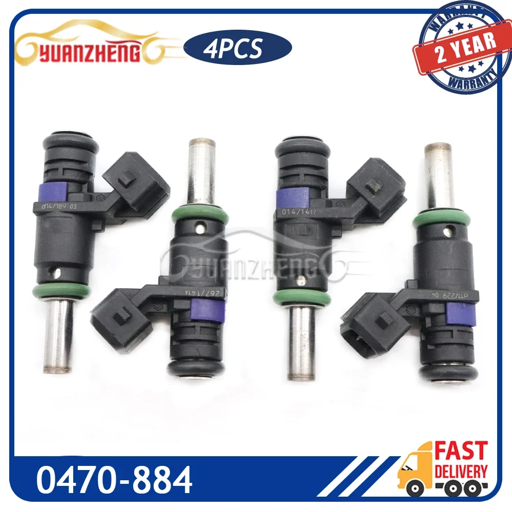 

1/4pcs High Quality Car Fuel Injectors Nozzle 0470-884 For Arctic Cat Wildcat Trail 700 Sport 700 2014-2020 0470884