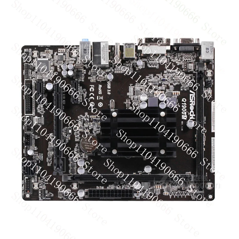

For ASROCK Q1900M motherboard J1900 2*DDR3 16G VGA DVI HDMI M-ATX Tested ok