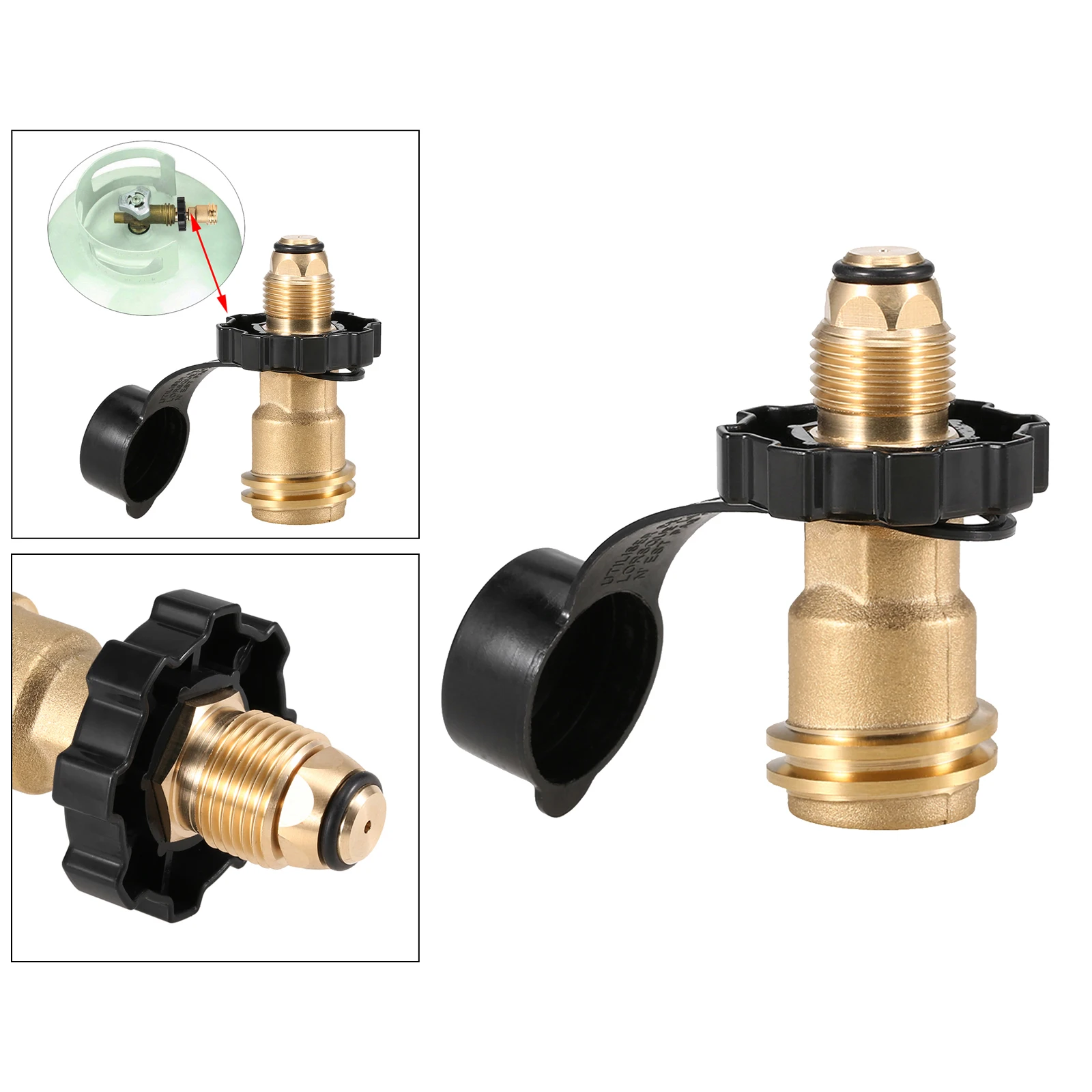 황동 탱크 어댑터, POL-가스 압력 조절기 변환