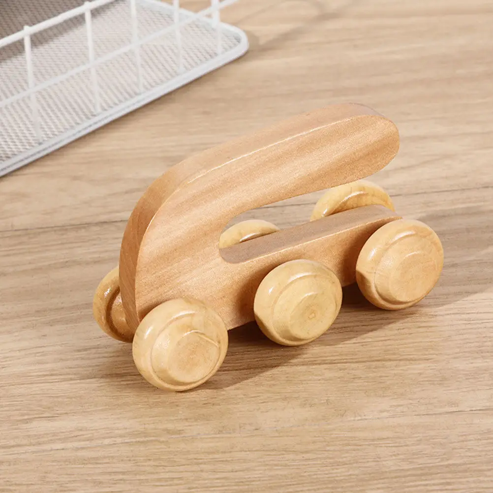 

U-образный деревянный массажный ролик для глубокого расслабления мышц спины, шеи, ног, рук, икр. Портативный ручной массажер для восстановления мышц.