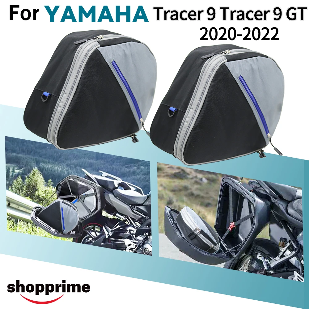 For YAMAHA Tracer 9/900 GT Motorcycle Inner Luggage Storage Side Box Bags Luggage Bag Tool Box Saddle Bag gt 2019-2024 TRACER