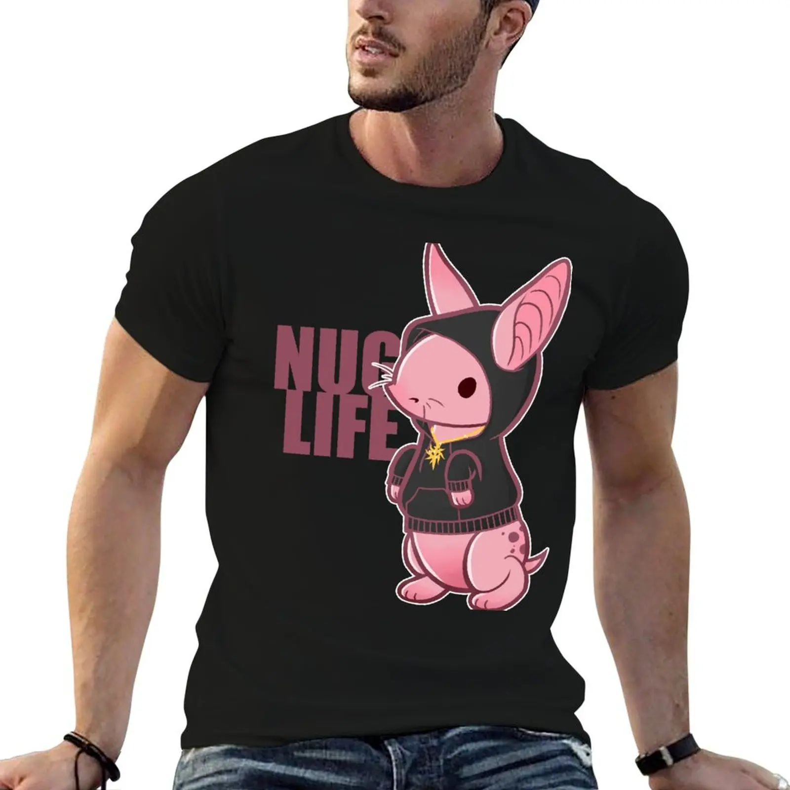 Camiseta Nug Life, paquete de camisetas de algodón para hombre, camisetas gráficas divertidas para hombre