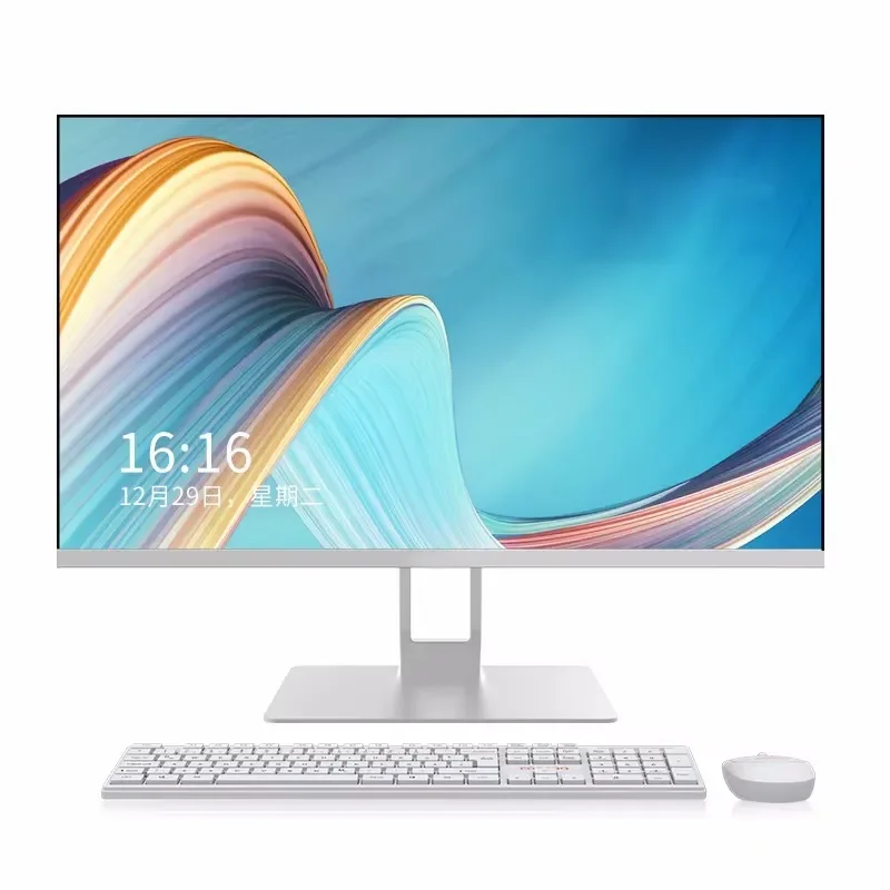 Desktop Pc Computer All in One 23.8 27 28 Inch Quad Core All in One Mini Pc for Office School