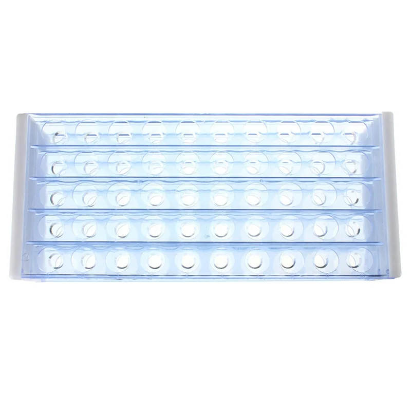 

2 пластиковых подставки для пробирок, кронштейн для пробирок 12-13 мм, 50 положений отверстий