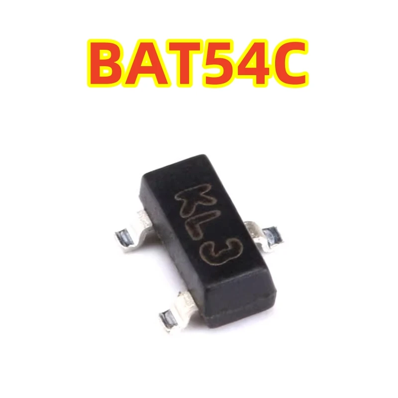 Original Genuine BAT54C KL3 SOT-23 30V/200mA SMD Schottky Diode 100% brand new chip