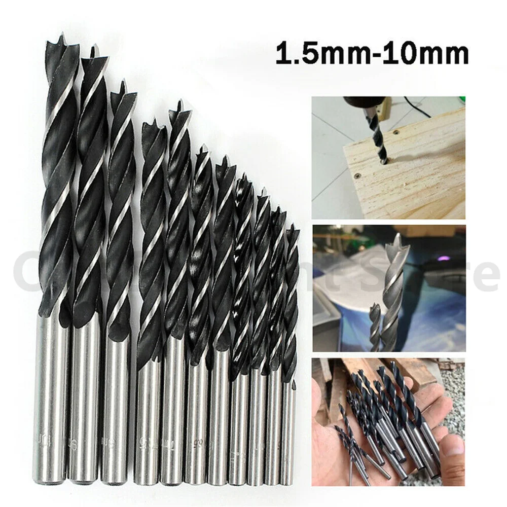 Wood drill with centering point Ø 1.5mm - 10mm snake drill wood spiral drill