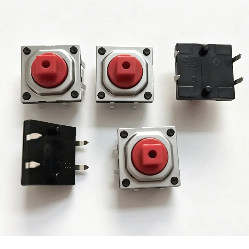 6PCS/lot Imported from Japan ALPS SKQEACA010 Waterproof and Dustproof Tact Switch 12*12*7.3 Straight Plug 4-Pin Button