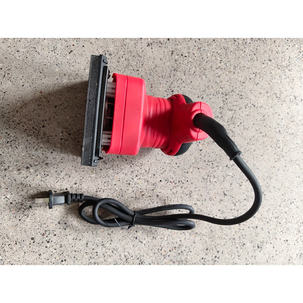 Woodworking Sanding Machine Variable Speed Random Orbit Sander Wired Furniture Electric Palm Sander with Dust Cover Sandpaper