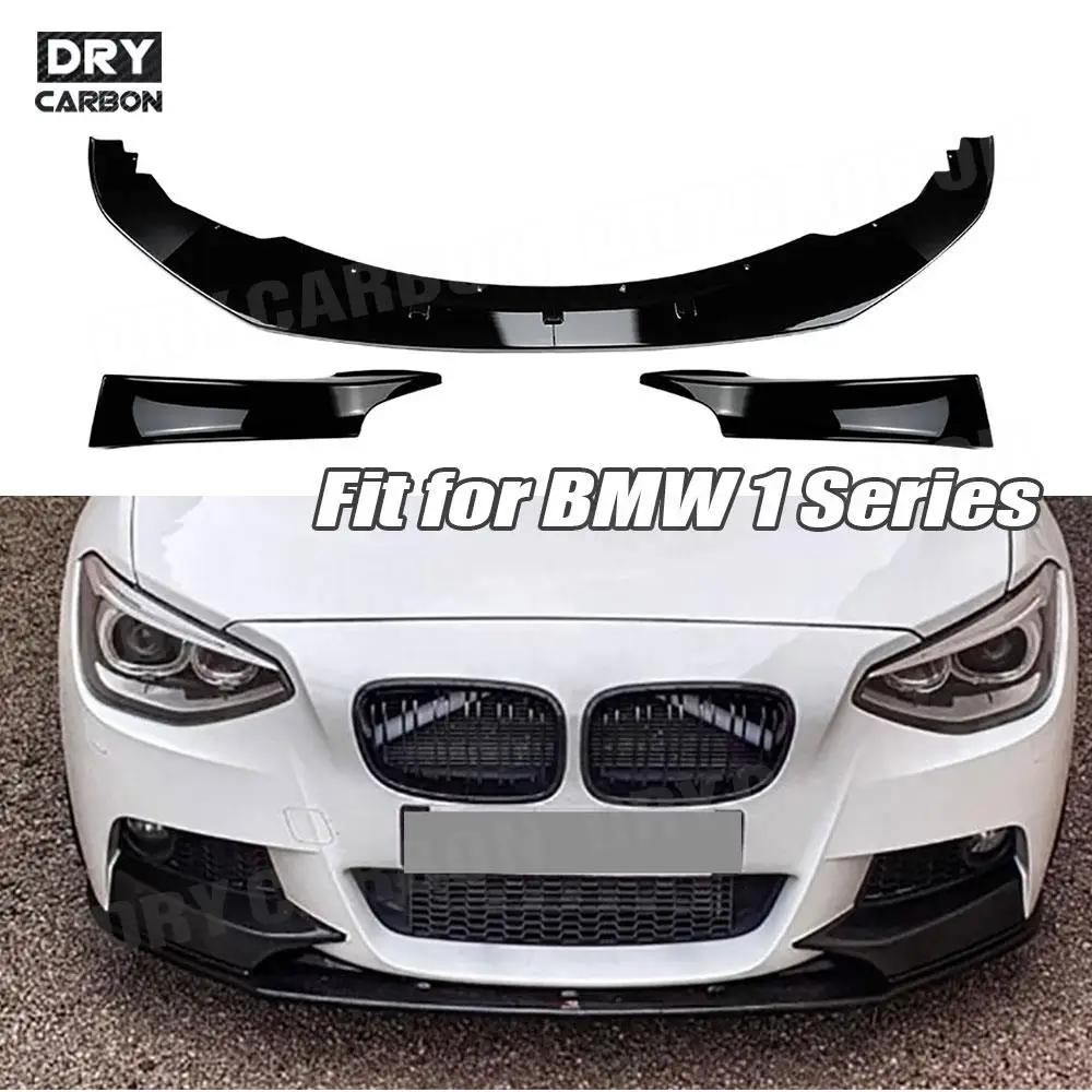 

Front Bumper Lip Spoiler Splitters Flaps for BMW 1 Series F20 F21 Pre M Sport 2012-2014 Front Bumper Chin Car Accessories