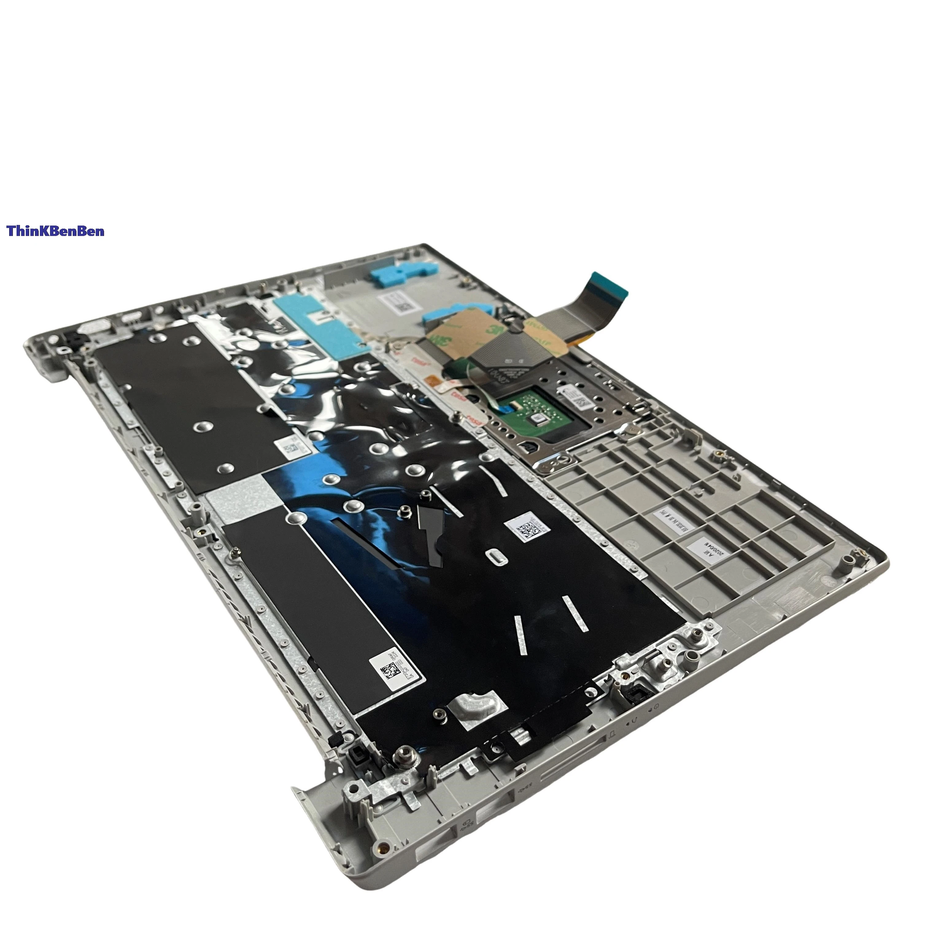 Imagem -02 - Coreano Platinum Cinza Teclado Caixa Superior Capa Palmrest Shell para Lenovo Ideapad S340 14 14iwl 14api 14iil 14iml 5cb0s18527 kr