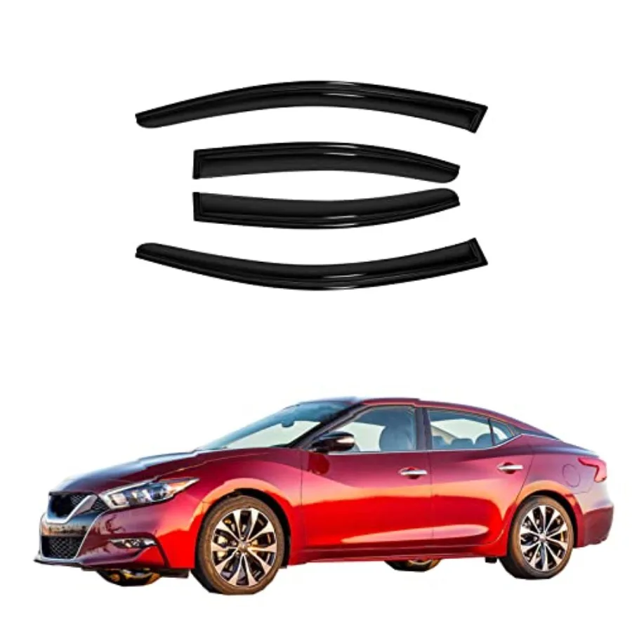 

Комплект из 4 дефлекторов окон (ветровиков) для Nissan Maxima 2009-2015, цвет дымчатый, артикул 94100