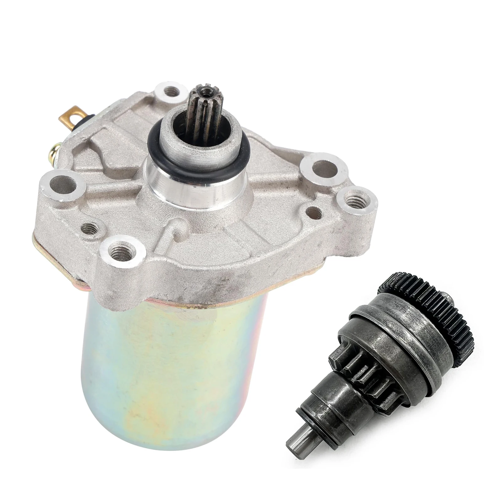 Starter Motor and Bendix Set For Aprilia 125 RS125 Rotax 1996-2009 Red Rose 125 95-1999,RS 125 2T 2R000039 AP0294800 AP0294802