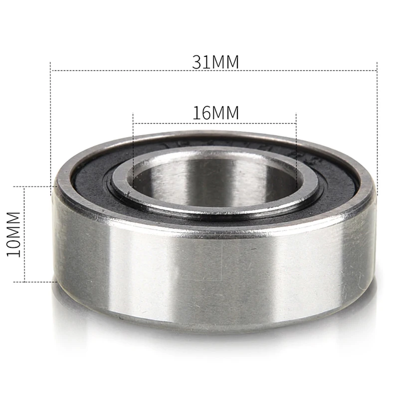 

2025 2Pcs/set Bearings 163110 2RS For Giant Mountain Bike Bicycle Accessories Bike Bicycle Hub Bottom Bracket