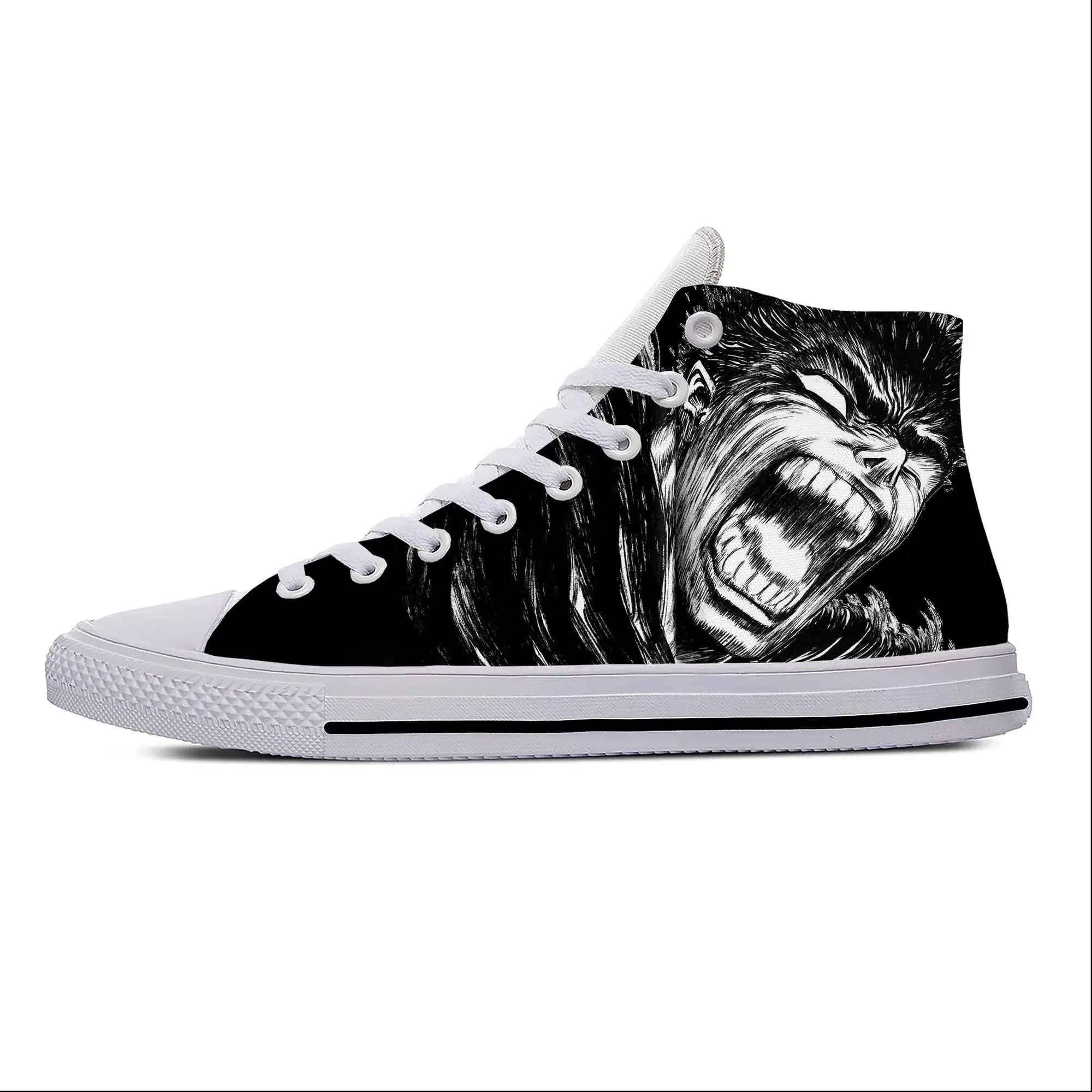 Berserk Guts-zapatillas de deporte de Manga para hombre y mujer, zapatos informales ligeros, transpirables, de verano