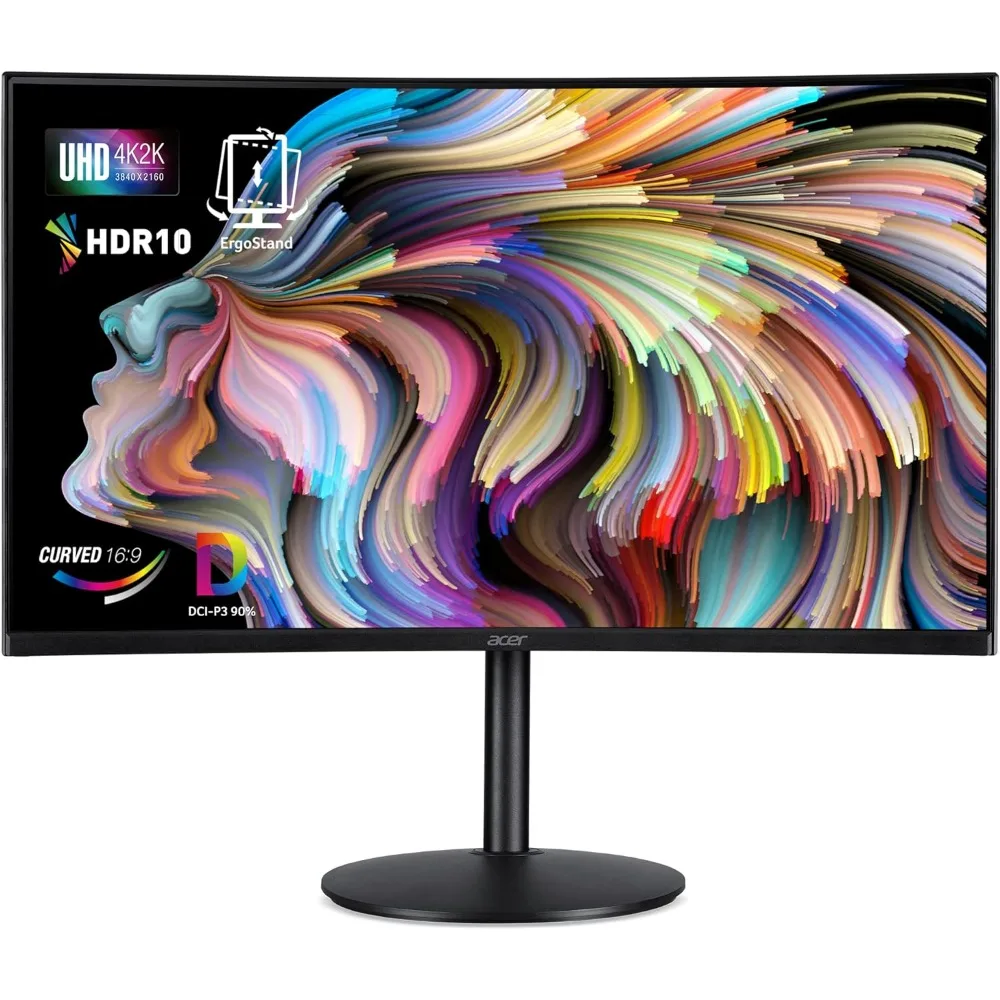 

EI322QK Abmiiiphx 31.5" 1500R Curved UHD (3840 x 2160) Monitor | Adaptive-Sync Support | 90% DCI-P3