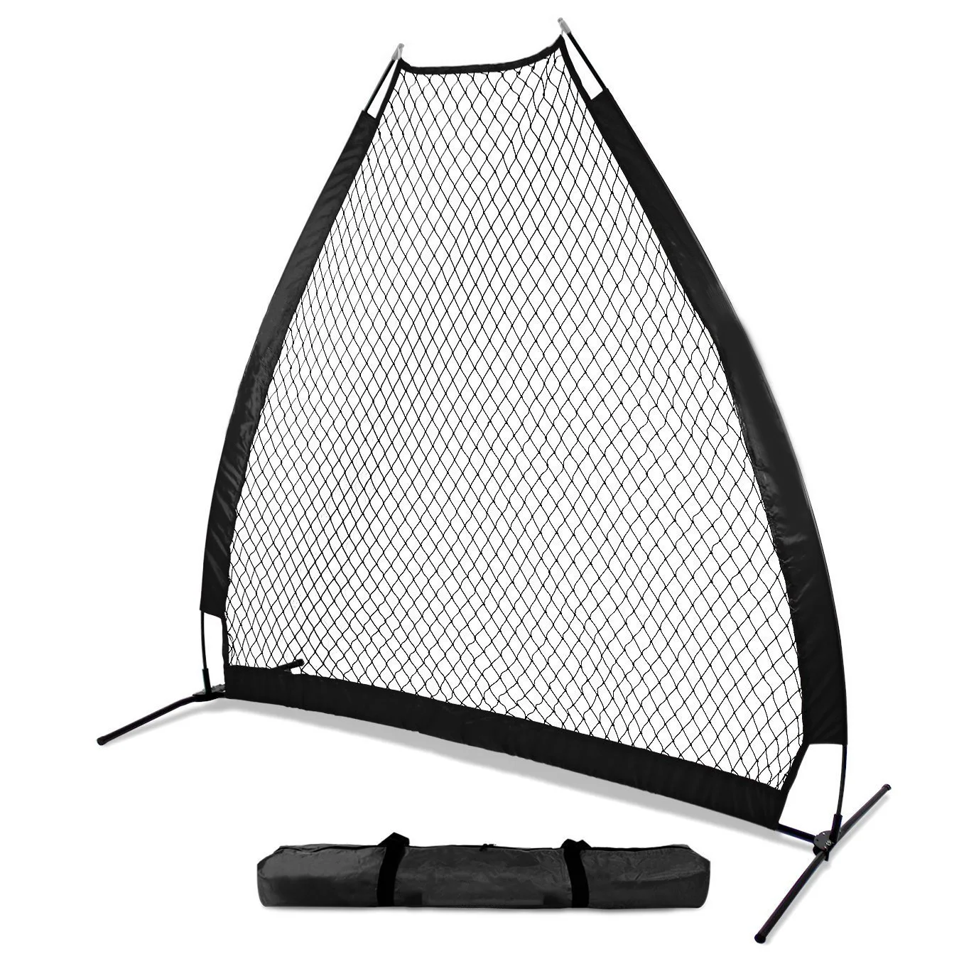Baseball Block Net Pitcher Practice Grid Stand Training Aids 7x7 Feet Outdoor Sports