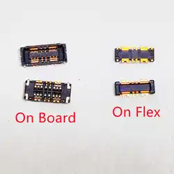 5Pcs Inner FPC Battery Flex Holder Clip Contact Connector For Asus ZenFone 3 ZE552KL /3 Zoom ZE553KL / 4 MAX ZC554KL / 5 ZE620KL