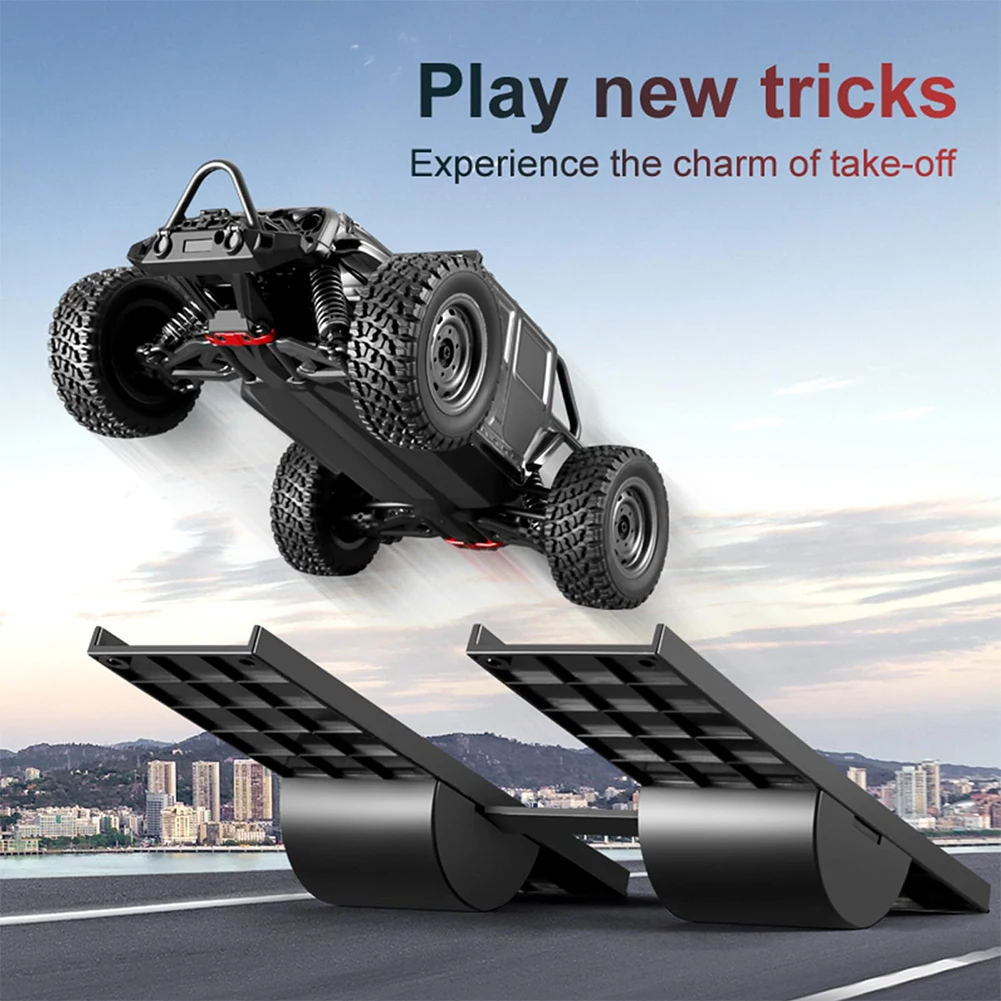 Rampa de salto para coche teledirigido, tablero de despegue de carreras para 1/8 1/10 1/12 1/14 1/16, accesorios para coche teledirigido