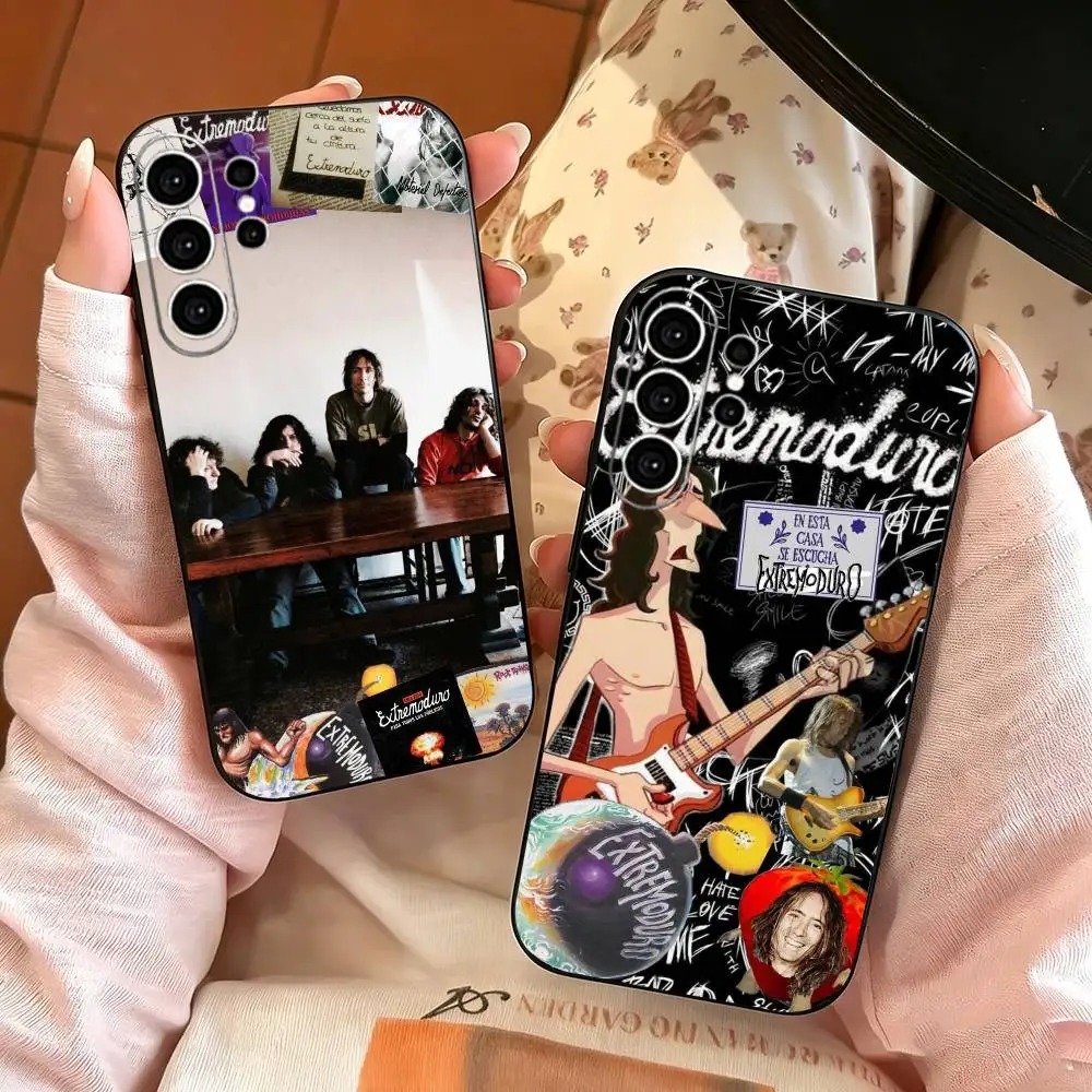 Raw Spanish Rock Band E-Extremoduro   Phone Case For Samsung S25,S24,S21,S22,S23,S30,Ultra,S20,Plus,Fe,Note,10,9,5G Black Cover