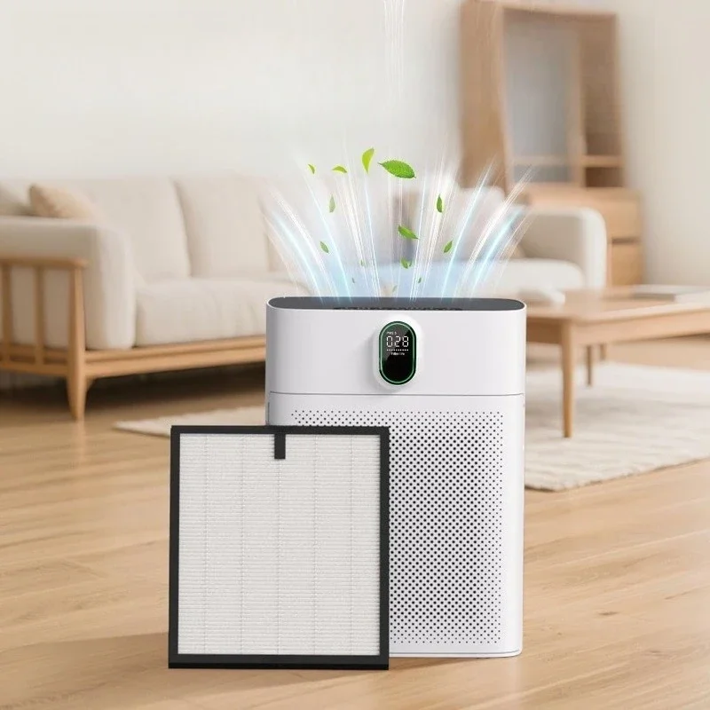 HY4866 Filtro de substituição para purificador de ar HEPA com carvão ativado Conjunto de 2 pacotes para uso em escritório doméstico Ar limpo