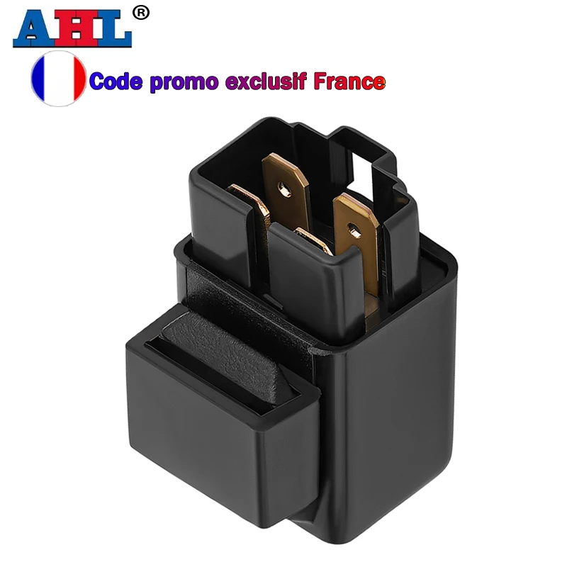 AHL Relais solénoïde de démarreur pour Yamaha Raptor 350 YFM35RW 2007 UTV/XV1600 Road Star Midnight Star Silverado 1999-2003/XV1700 Road Star Midnight 2004 2005 2006 2007/Kodiak 400 2WD 4WD 4X4 2003