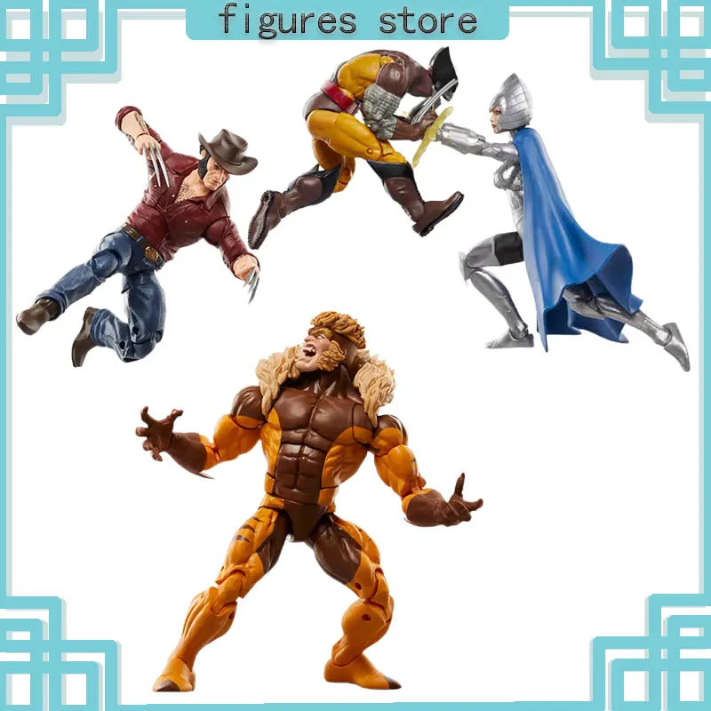 

Hasbro Marvel Legends Series 50th Anniversary 6-Inch Wolverine Marvel'S Logan Vs Sabretooth Collectible Action Figures Toys