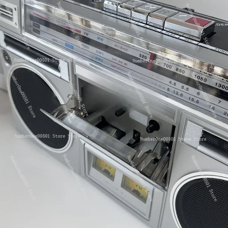8922 Vintage Retro Cassette Player Stereo Heavy Bass Bluetooth Speaker Multi Function Tape Recorde