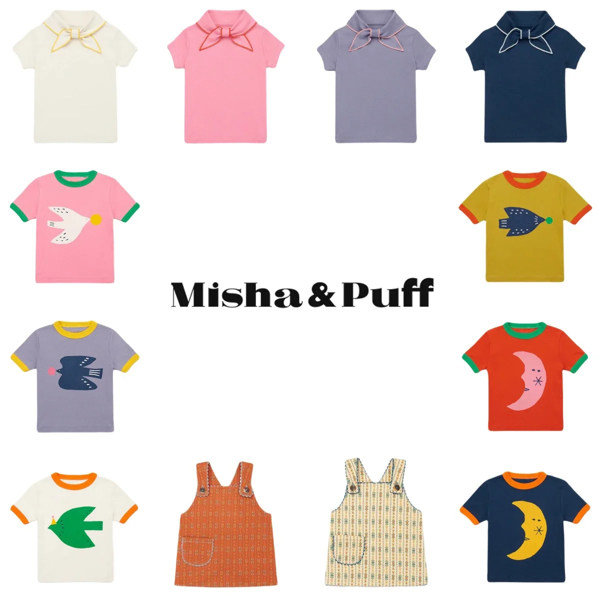 Misha&Puff Boys Kids Long Sleeve T-Shirts Tops Set Girl Dress 2024 Spring Kids Bottom Girls Skirt Fashion Children Clothing