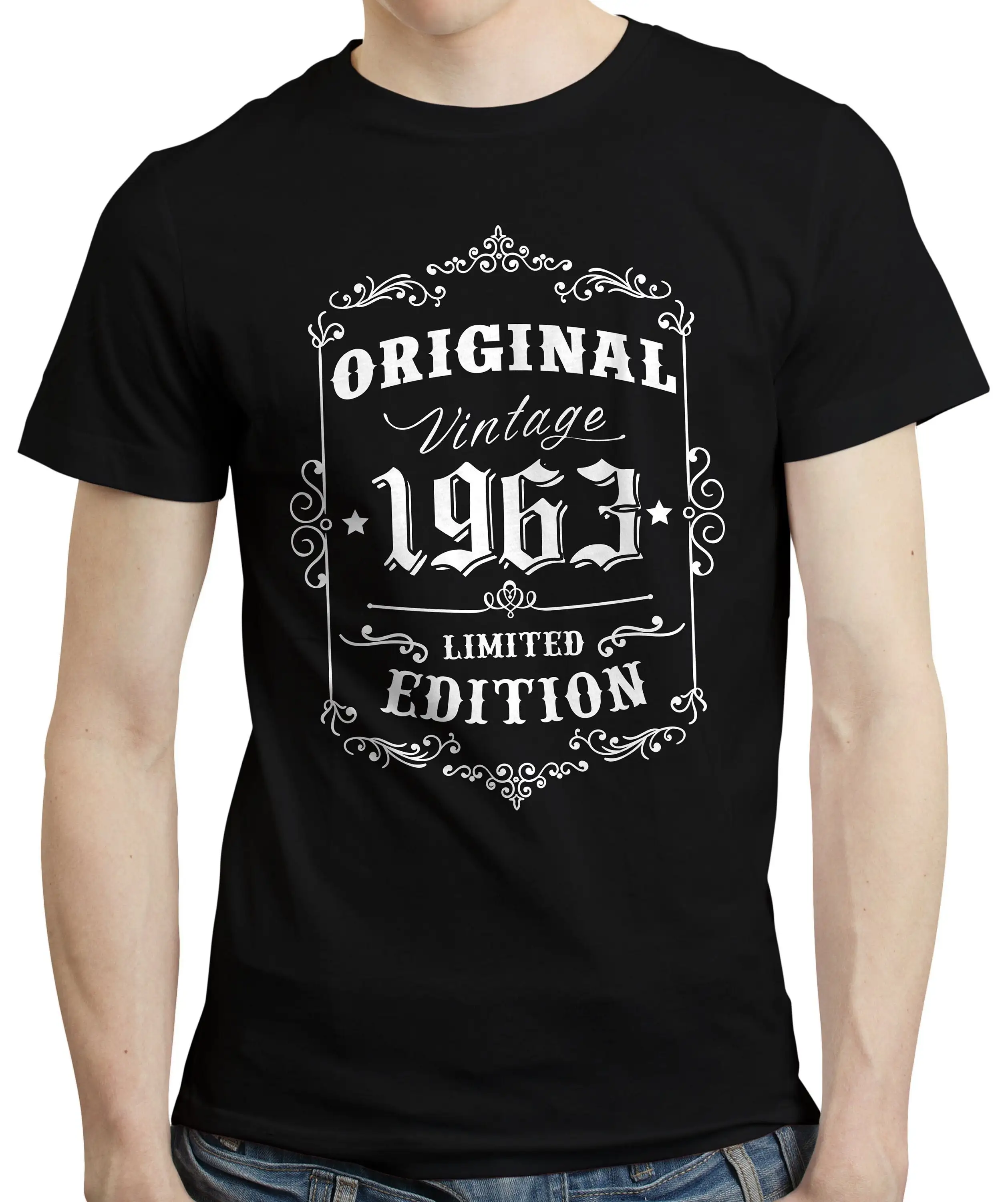 Retro Style 61st Birthday Idea Born in 1963 T Shirt For Mens 61 Years Old