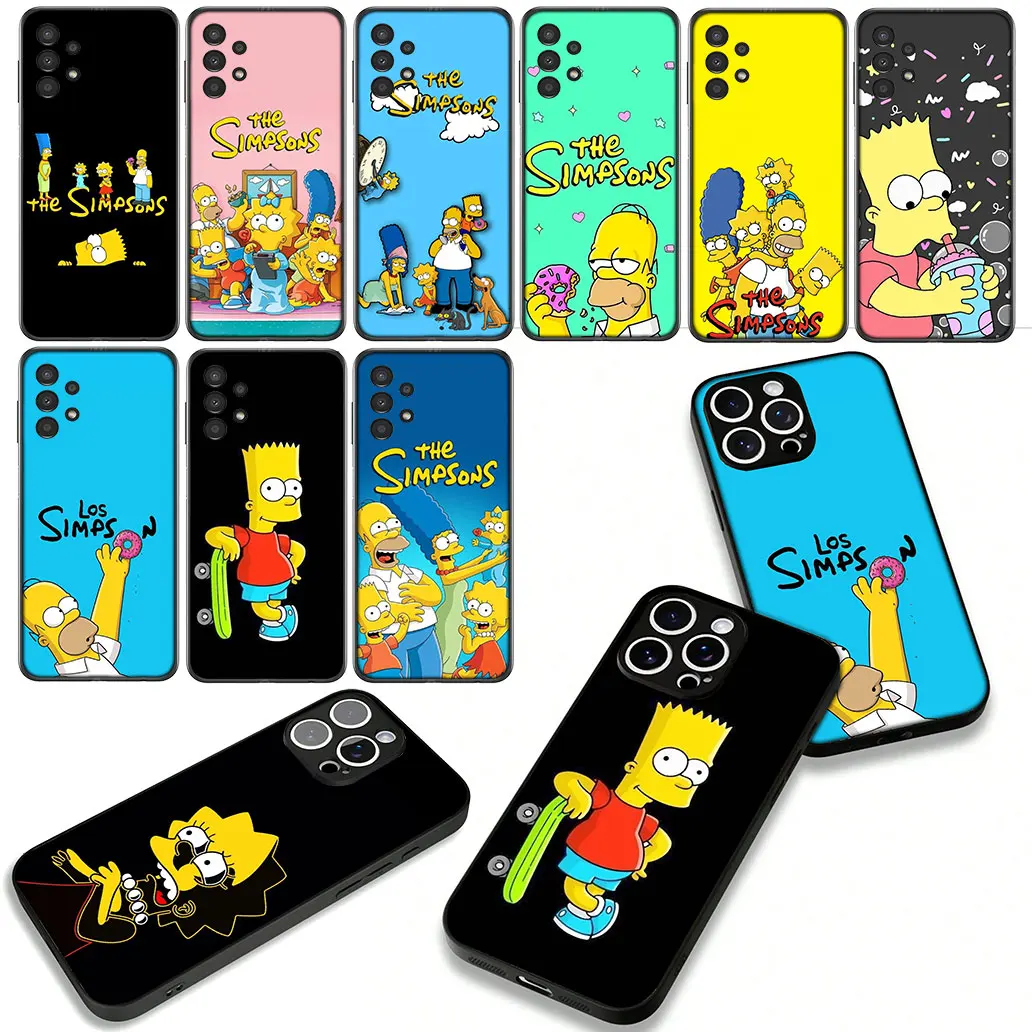 بارت ذا إس سيمبسنز لطيف لموتورولا موتو إيدج 50 30 فيوجن 40 نيو الترا برو G55 G64 G75 G84 G85 G54 G24 G05 G35 جراب هاتف #4