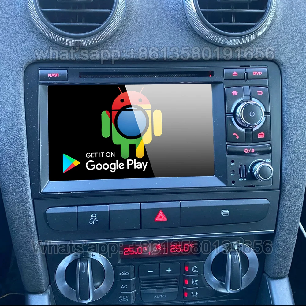 12+256GB For Audi A3 8P 2003 2004 2005 2006 2007 2008 2009 2011 2012 Car Radio Android auto Carplay Multimedia original OEM BOM