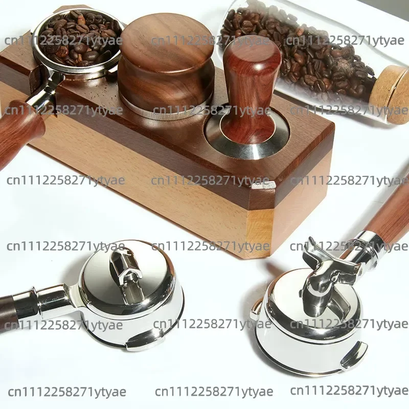 E61 Coffee Machine Handle 58mm Binaural Bottomless Three-in-one Handle Bracket Household Coffee Utensils