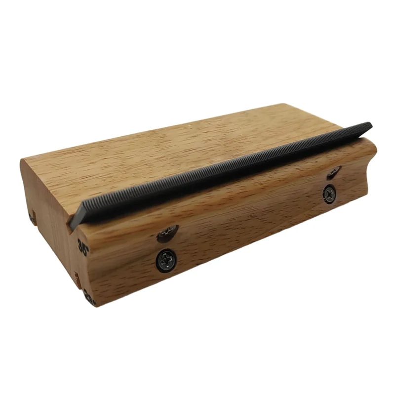 

B93B-Напильник для шлифования и полировки гитарных ладов, 3/23/35 градусов, для обработки и скошения концов гитарных ладов, часть A