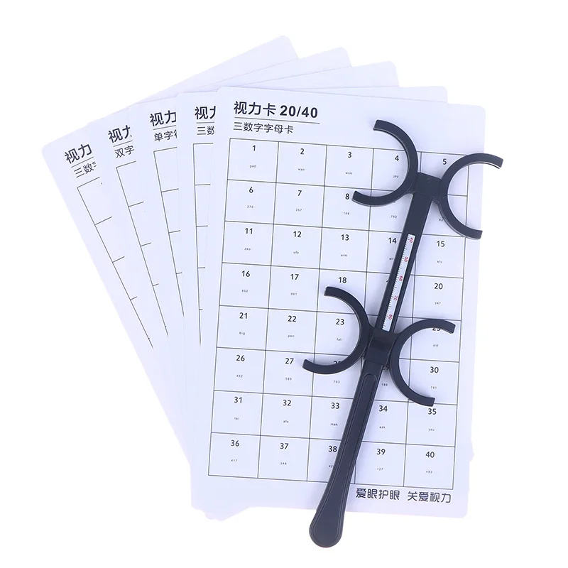 Оптический флиппер, пластиковый флиппер, пробная линза, карта зрения, оптометрический инструмент, флип для ближнего зрения, амблиопия