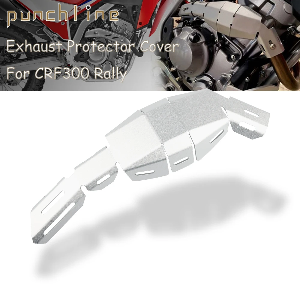 For CRF 300L CRF300 Rally CRF 250L CRF 250 Rally 2021-2023 Exhaust Pipe Protector Heat Shield Guard Muffler Anti-scalding Cover