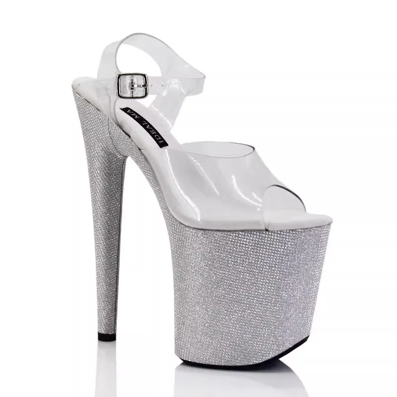 New Model Leading Dance High Heels Sandals 20CM Sexy Fashion High Heels Customized Pole Dance Sandals