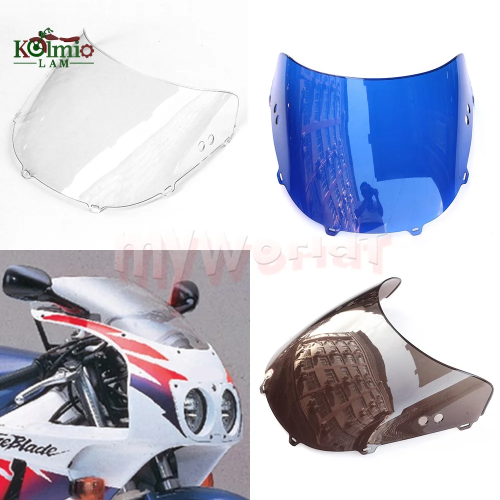 Front Glass Deflector Motorcycle Windshield Windscreen Fit For Honda CBR400RR NC29 1990 - 1995 CBR400 RR CBR29 1991 1992 1993